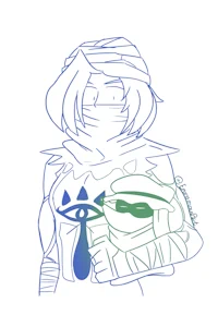 Shiek from Zelda and Shiek from Paper Mario.